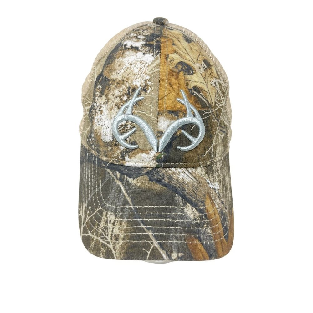 Realtree Edge Camo Mesh-Back Adjustable Hunting Hat Cap One Size